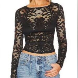 Free People Wild Roses Top